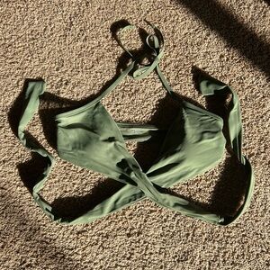 Green Aerie bikini top